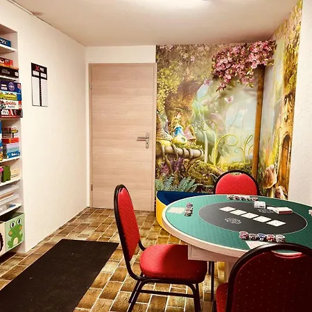 Casa vacanze Ein-modern-eingerichtetes-ferienhaus-im-harz-mit-vielen-unterhaltungsmoeglichkeiten-drinnen-und-draussen